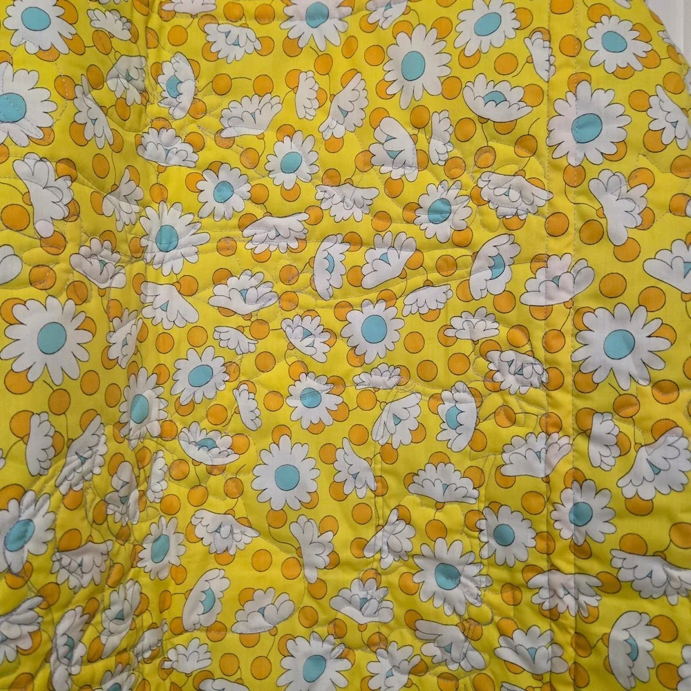 Project Linus Handmade Baby Quilt Unicorn Bear Rainbow Nursery Blanket Yellow